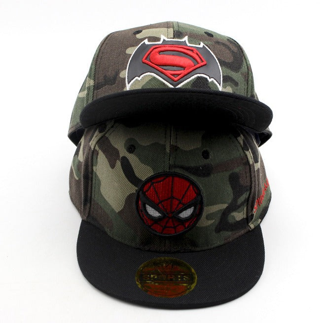 Wholesale Camouflage Boys Baseball Cap Wide Brim Adjustable Summer Sun Hat