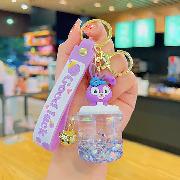 Llavero de figura de botella flotante al por mayor JDC-KC-YDAO089