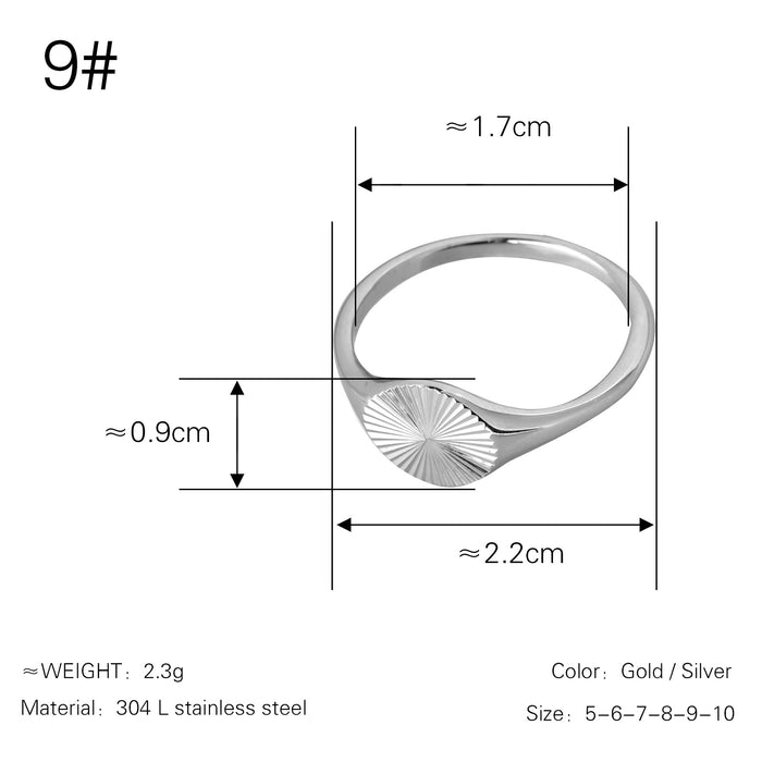 Wholesale stackable sunshine ring fashion jewelry