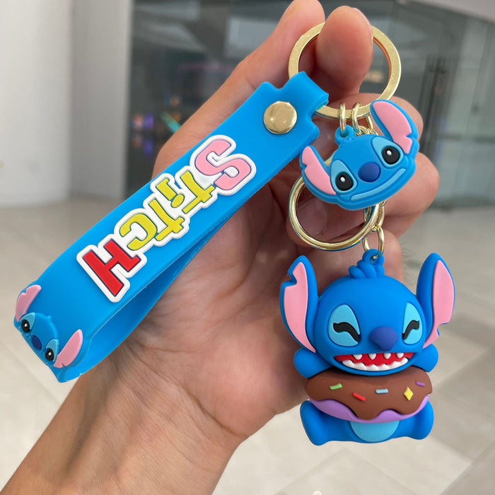 Wholesale Keychain cartoon three-dimensional doll backpack pendant car keychain ornament