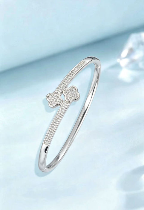Wholesale Minimalist Zircon Bracelet For Women Gold Plated Copper Jewelry Accessory Trendy Everyday Wear Boutique Resale