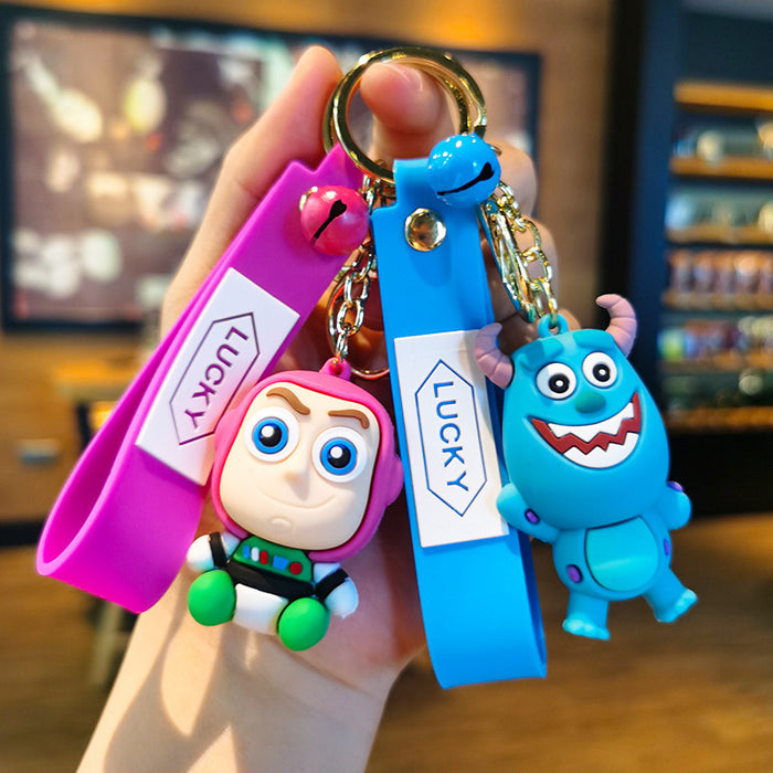 Wholesale Silicone Cartoon Doll Keychain JDC-KC-Tingm151