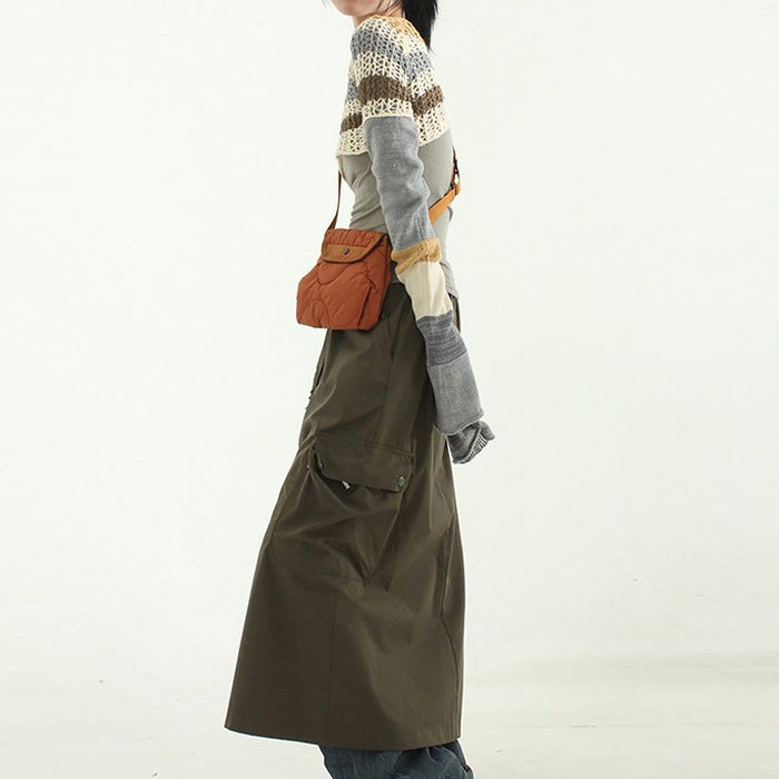 Wholesale nylon pouch bag rhombus crossbody bag casual