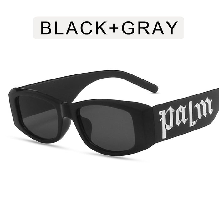 Wholesale Small Square Frame Letter PC Sunglasses JDC-SG-Kaiy002