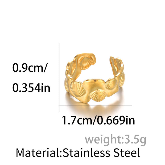 Wholesale Pastoral colorful flowers  liquid starfish waves,  stainless steel open bracelet
