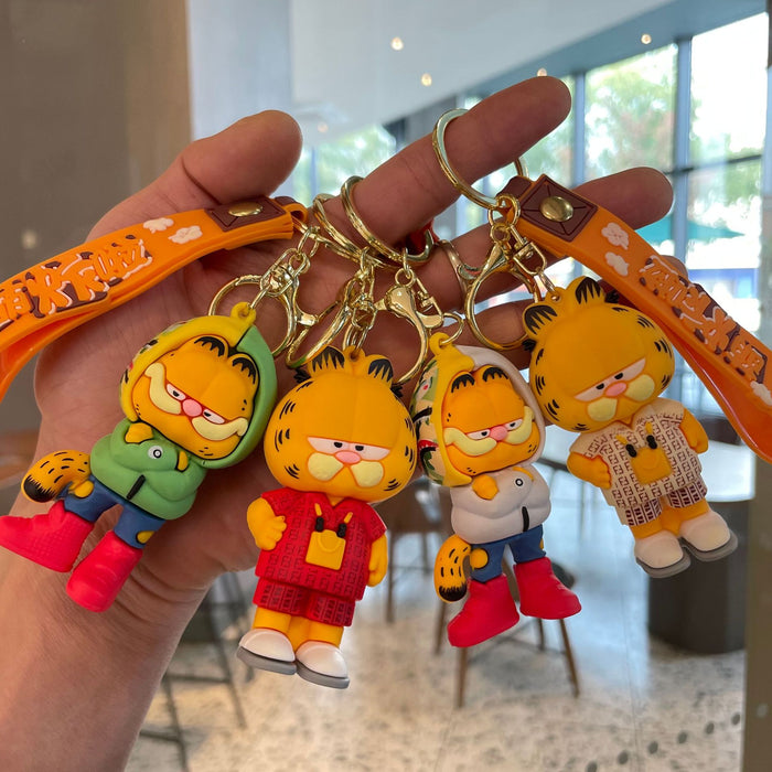 Wholesale Creative Cartoon Keychain Cute Cat Doll Bag Pendant Couple Keychain Small Gift Wholesale