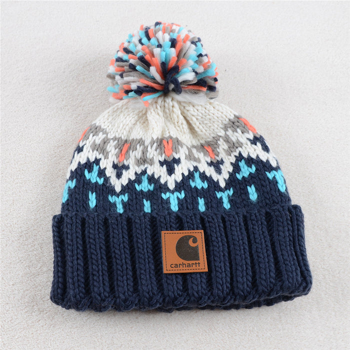 Wholesale Hat Acrylic Warm Pom Knitted Hat (F) JDC-FH-KuT013