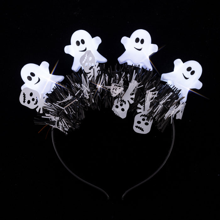 Wholesale of New Halloween Ghost LED Luminous Hair Bands JDC-HD-ChuanS002