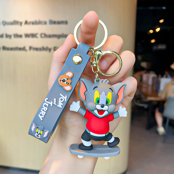 Wholesale Cartoon Silicone Keychain JDC-KC-MZL014