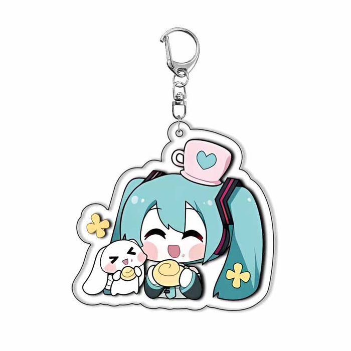 Wholesale cartoon characters acrylic keychain