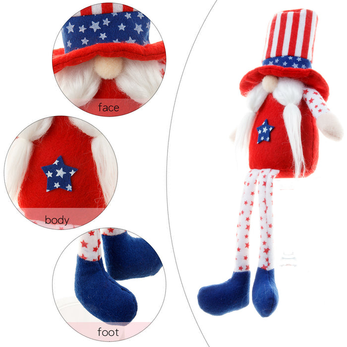 Wholesale New National Day Long Leg Elderly Doll Festival Decoration