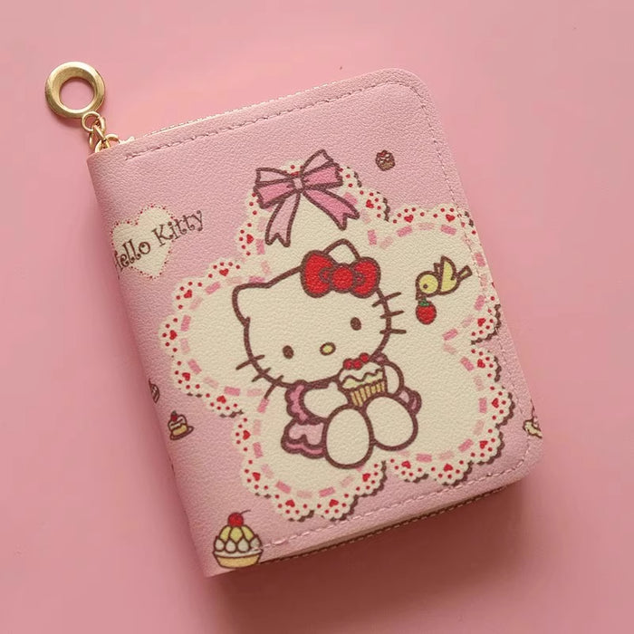 Wholesale Cartoon Girls'  Bank Card Coin Purse Wallet