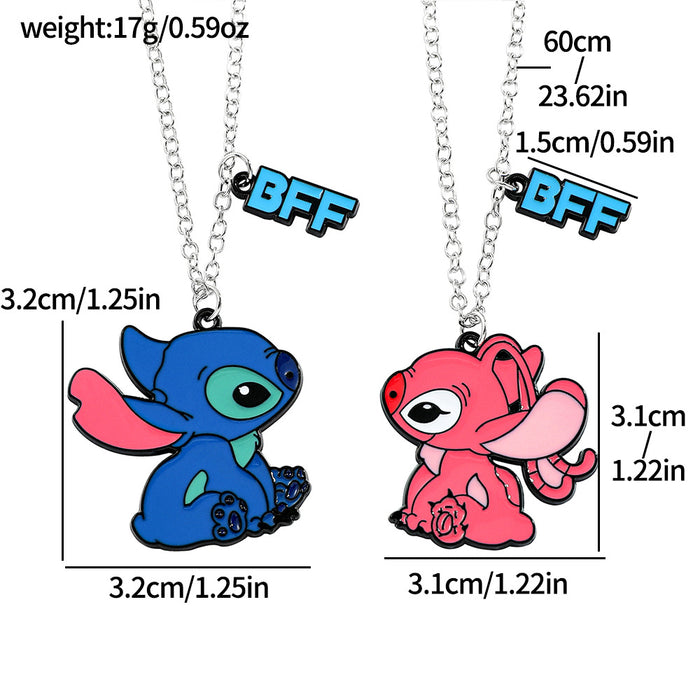 Wholesale Anime Cute Keychain Alloy Pendant Necklace JDC-NE-ShaoH015