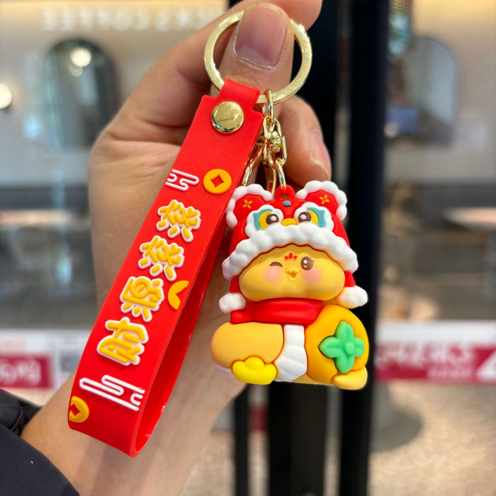 Wholesale  Cute Snake  Lucky  Doll Keychain Pendant