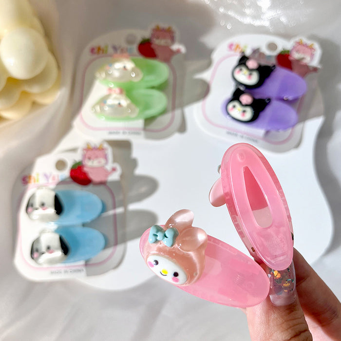 Wholesale Cartoon Cute Children's Plastic Hairpin JDC-HC-Leiyang002