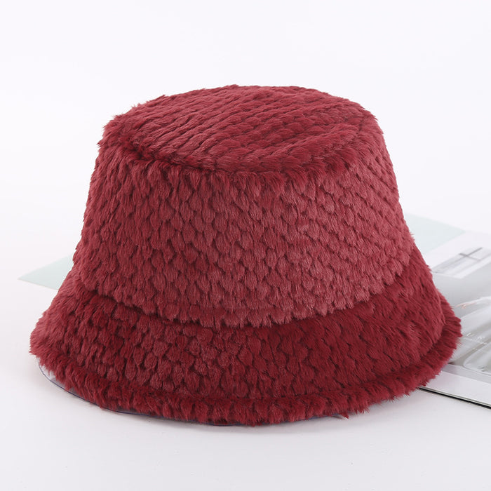 Wholesale winter plush warm fisherman hat with copper coin pattern printing JDC-HT-ShunY002