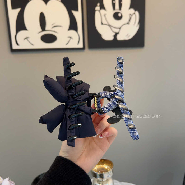 Wholesale New Bow Grip Clip Large Back of Head Disc Hair Shark Clip