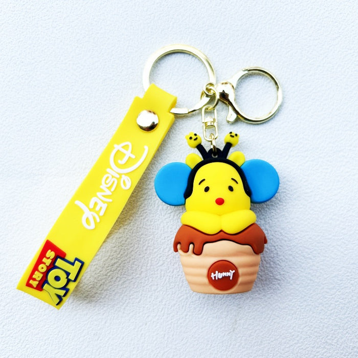 Wholesale PVC Cartoon Doll Keychain JDC-KC-WuYi203