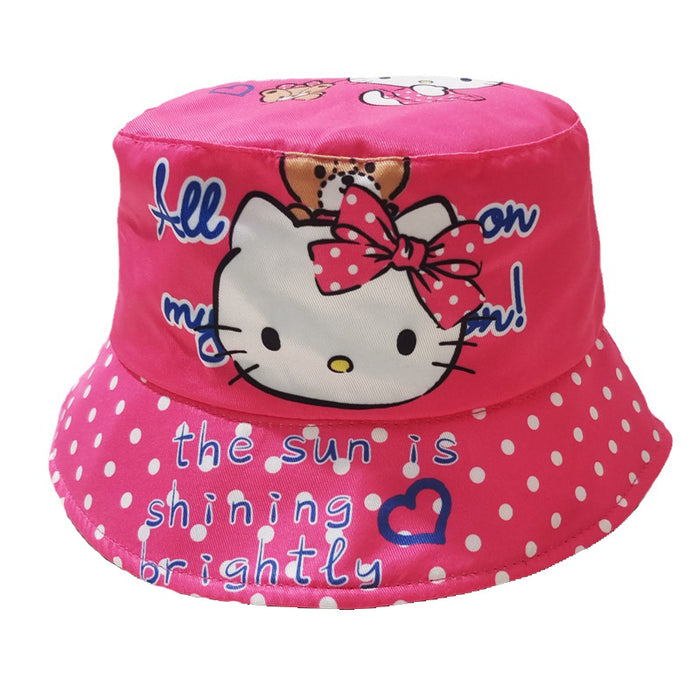 Wholesale Cartoon Children's Printing Cotton Bucket Hat JDC-FH-BoD019