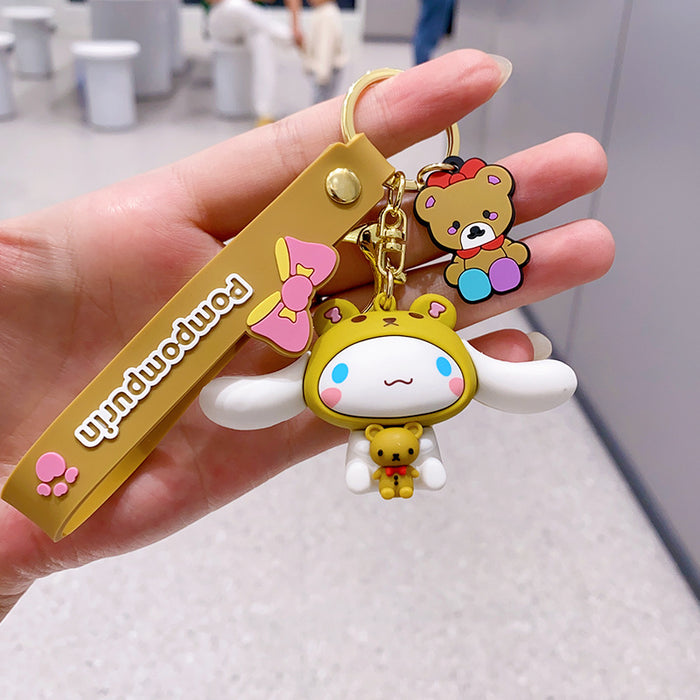 Wholesale PVC Cartoon Doll Keychain JDC-KC-NLu021