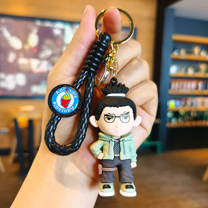 Wholesale Cartoon Doll Rubber Keychain JDC-KC-Tingm018