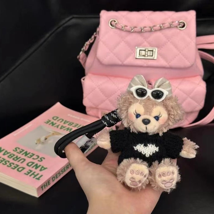 Wholesale Handmade Doll Bag Gift Bear Plush Car Keychain Pendant