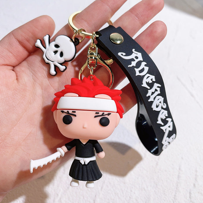 Wholesale Cartoon Silicone Doll Keychain JDC-KC-QiChao036