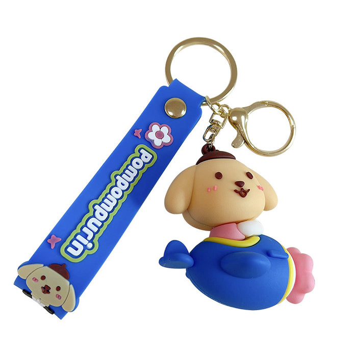 Wholesale Silicone Cartoon Doll Keychain（S） JDC-KC-YanG034