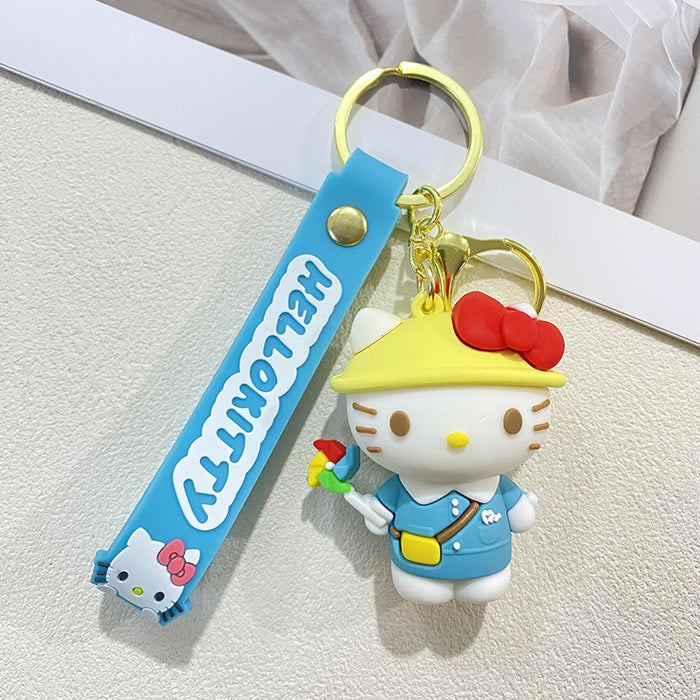 Wholesale Cartoon Cute Keychain Kt Cat Pendant Doll Machine Doll Accessories Doll