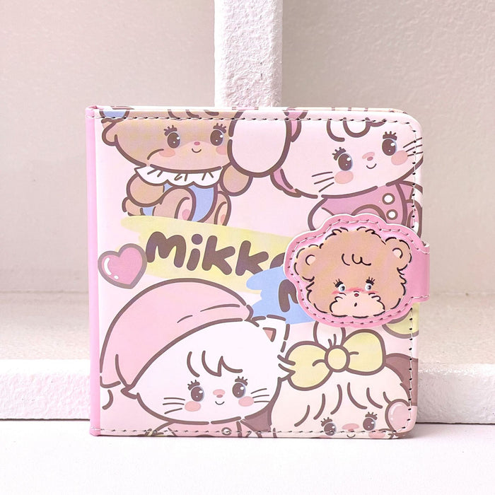 Wholesale Gold Foil Laser PU Leather Cartoon Cat Dog Journal with Magnetic Closure