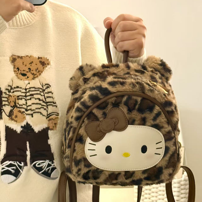 Wholesale Women' s  Cute Cartoon Leopard print Backpack
