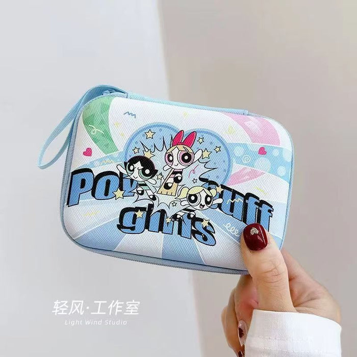 Wholesale  Cartoon  Headset Storage Bag Large Coin Purse Charger Data Cable Hard Disk Mobile Power Storage Box