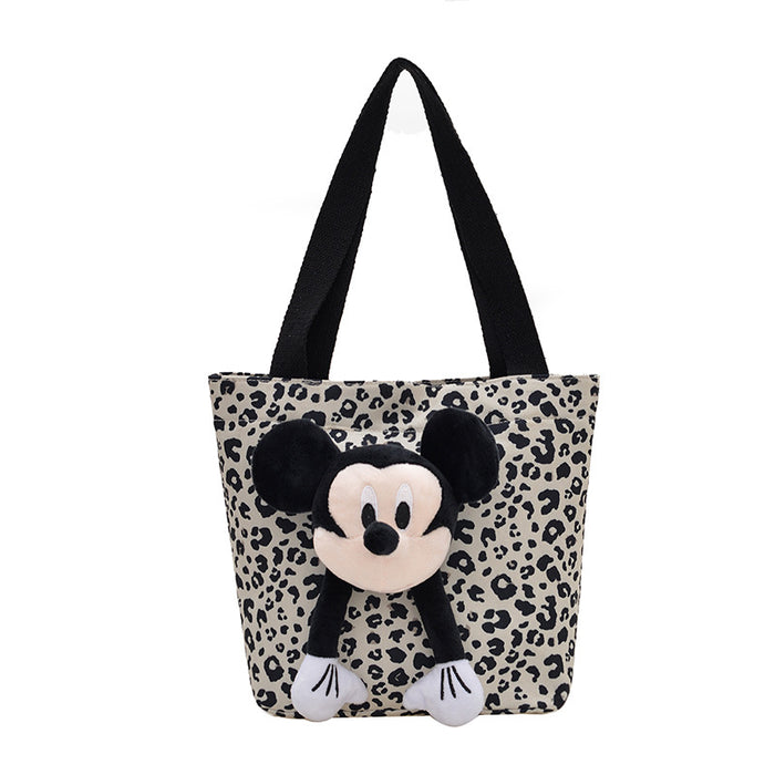 Wholesale Leopard print bag new popular retro shoulder bag casual commuting tote bag
