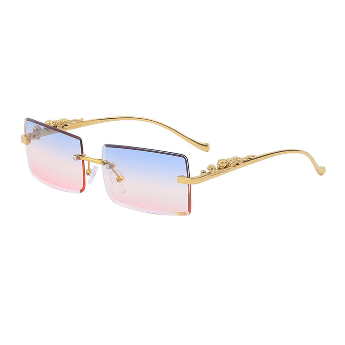 Wholesale Frameless sunglasses fashion box sunglasses