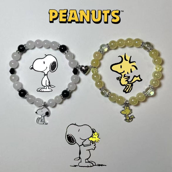 Wholesale bat guitar love butterfly IP love magnetic attraction men and women couples bracelet elastic bracelet