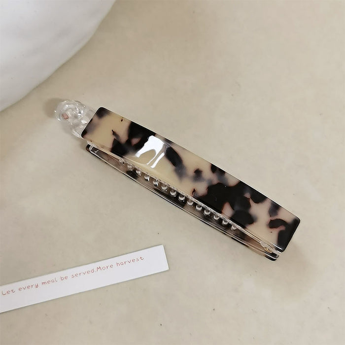 Wholesale banana clip elegant simple vertical clip elegant girl candy color vertical hairpin