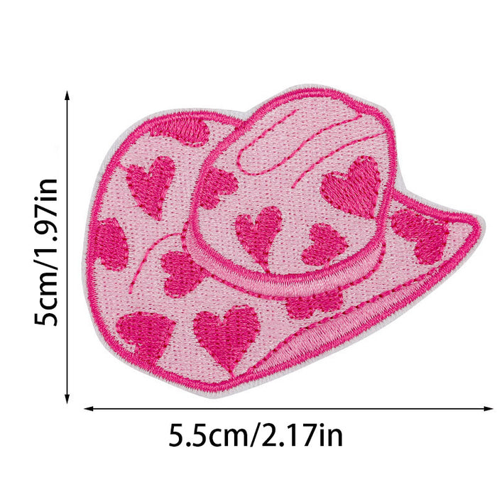 Wholesale Pink Western Denim DIY Patches