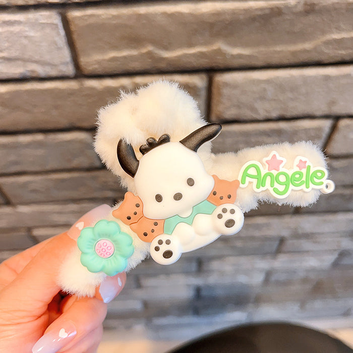 Wholesale Plush Cute Cartoon Large Hair Clips JDC-HC-Zhongx001