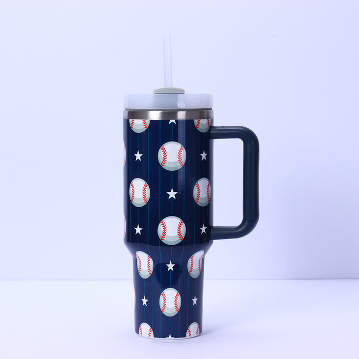Wholesale 304 Stainless Steel 40oz Insulated Tumbler with Straw Portable Travel Cup MOQ≥2
