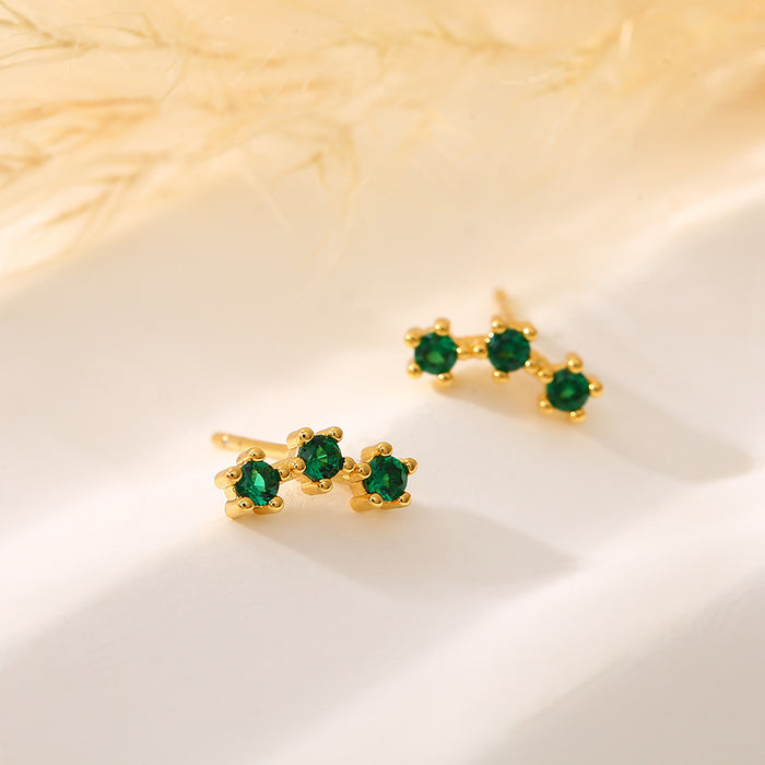 Wholesale Metallic earrings, light luxury, niche, exaggerated geometric earrings, earrings, wholesale