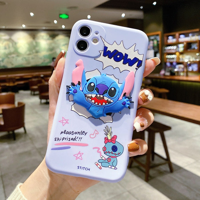 Wholesale Silicone Cartoon Phone Case (S) JDC-PC-Longt002