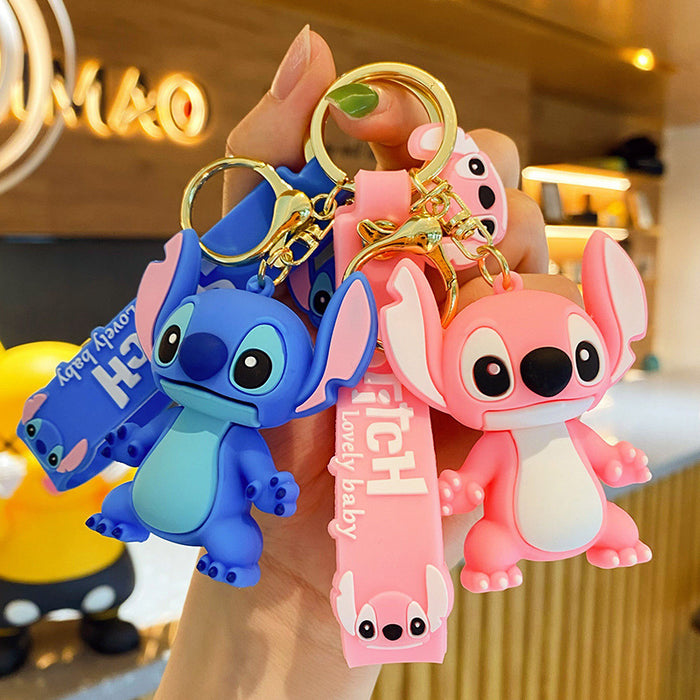 Wholesale Silicone Cartoon Doll Keychain JDC-KC-MingT091