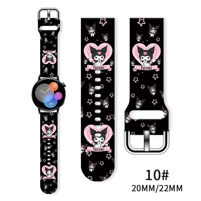 Wholesale Tpu Printed Watch Strap JDC-WD-NuoQi010