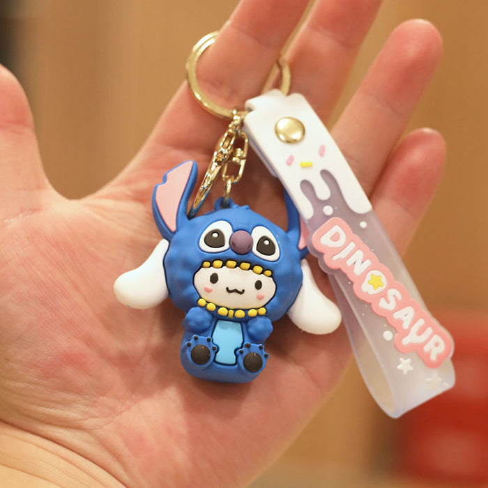 Wholesale Cartoon Doll Silicone Keychain JDC-KC-NiuTe002