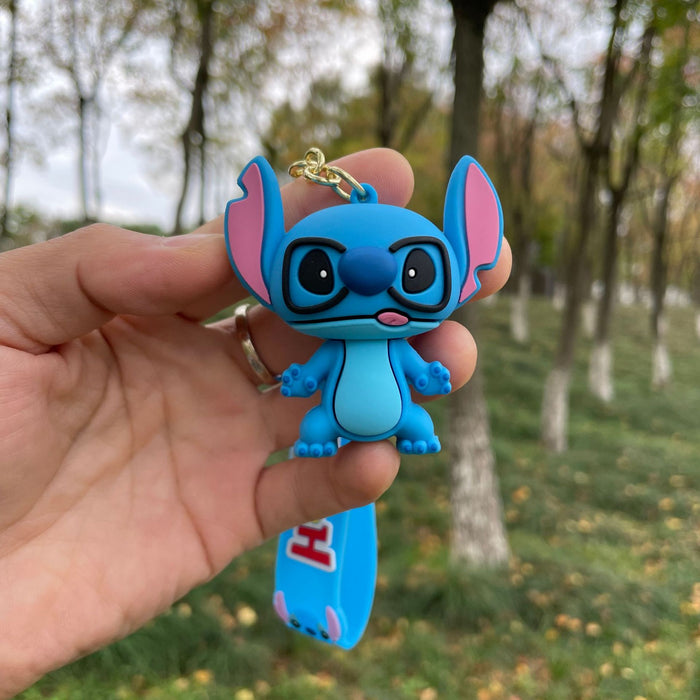 Wholesale Cartoon 3D Doll Keychain, Car Keychain, Bag Pendant