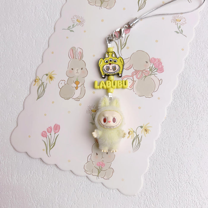 Wholesale Doll vinyl doll mobile phone pendant key chain handmade DIY car pendant