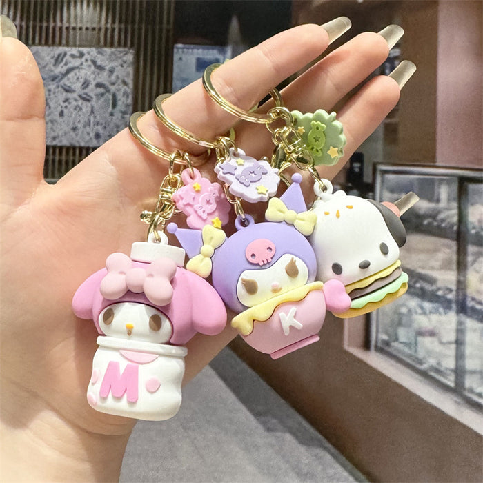 Wholesale Cartoon Silicone Doll Keychain JDC-KC-HaoXi028