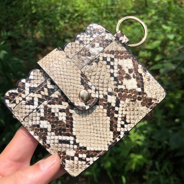 Wholesale PU Card Holder Keychain JDC-KC-Maol016