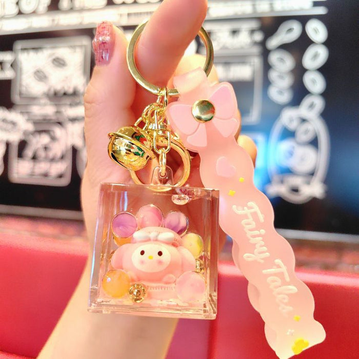 Wholesale Cartoon Oiled Quicksand Acrylic Keychain (S) JDC-KC-ShuoT028