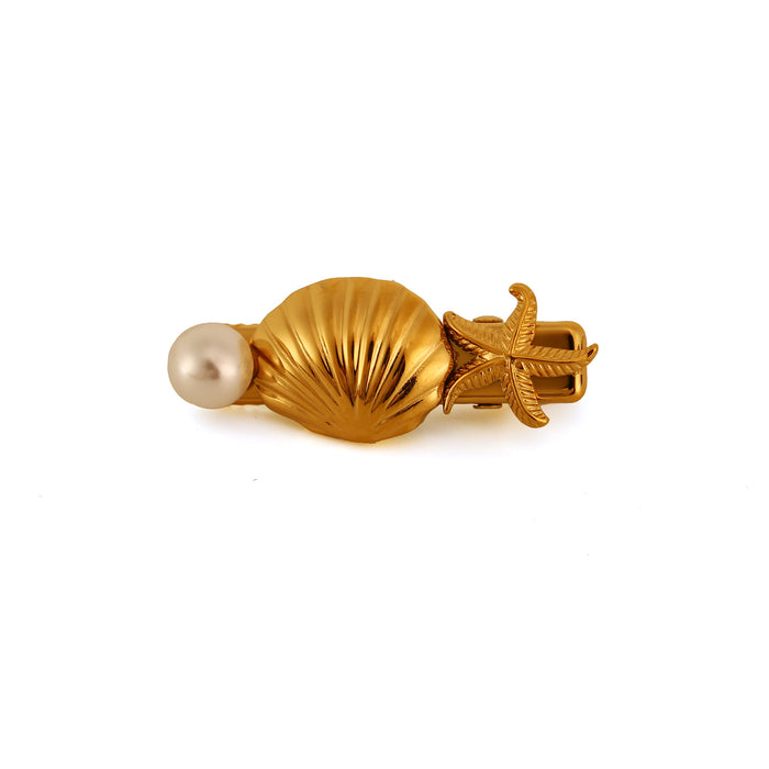 Wholesale Stainless steel hair clip, fashionable Haibei design, women's bangs, edge clips, hair accessories, high-end sense, color preservation wholesale